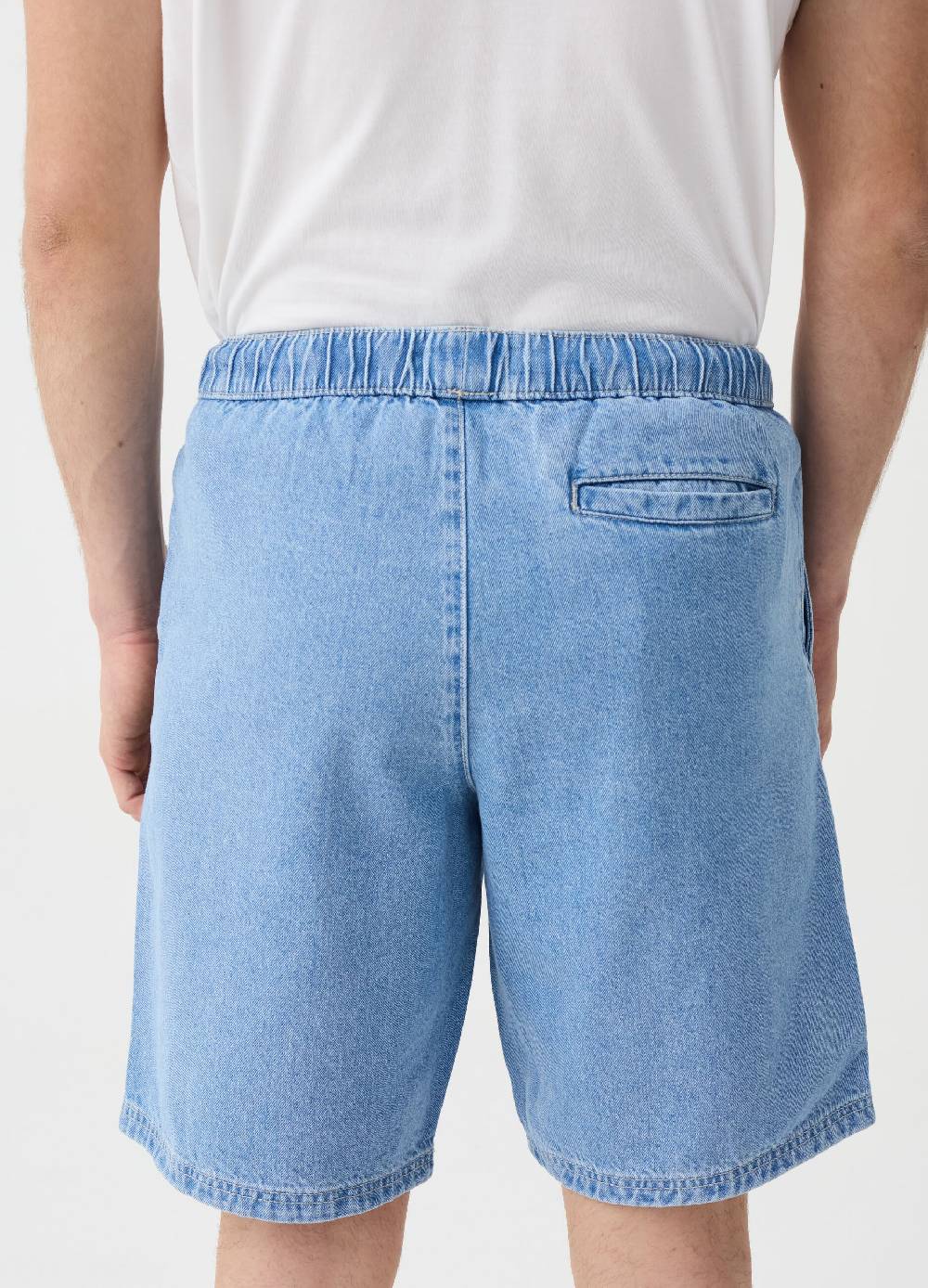 Ovs Bermuda Chino Jogger In Denim