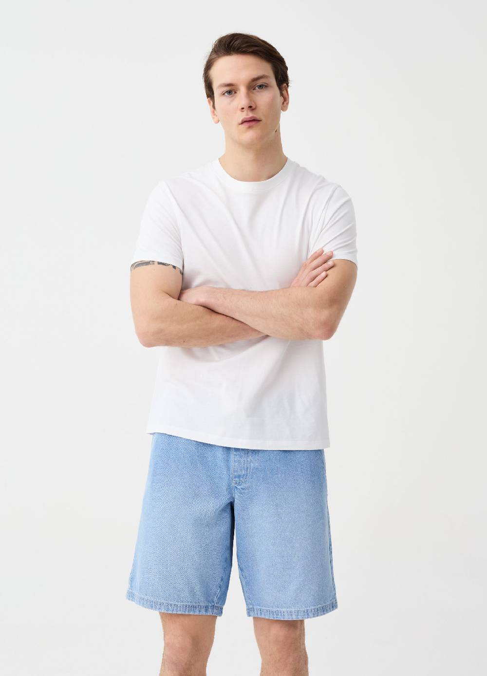 Ovs Bermuda chino jogger in denim
