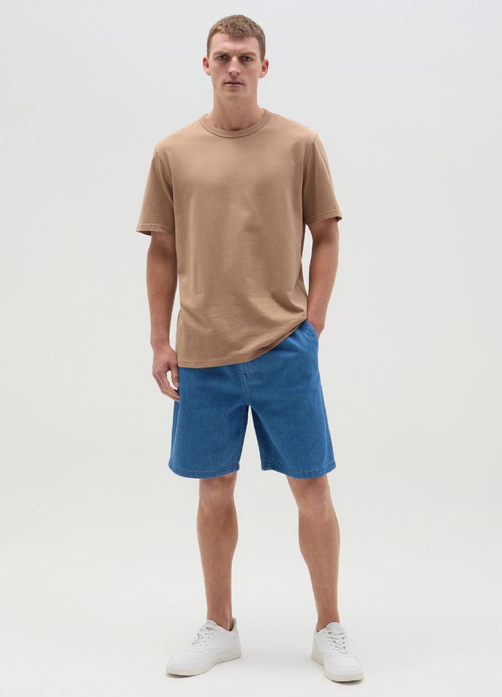 Ovs Bermuda chino jogger in denim