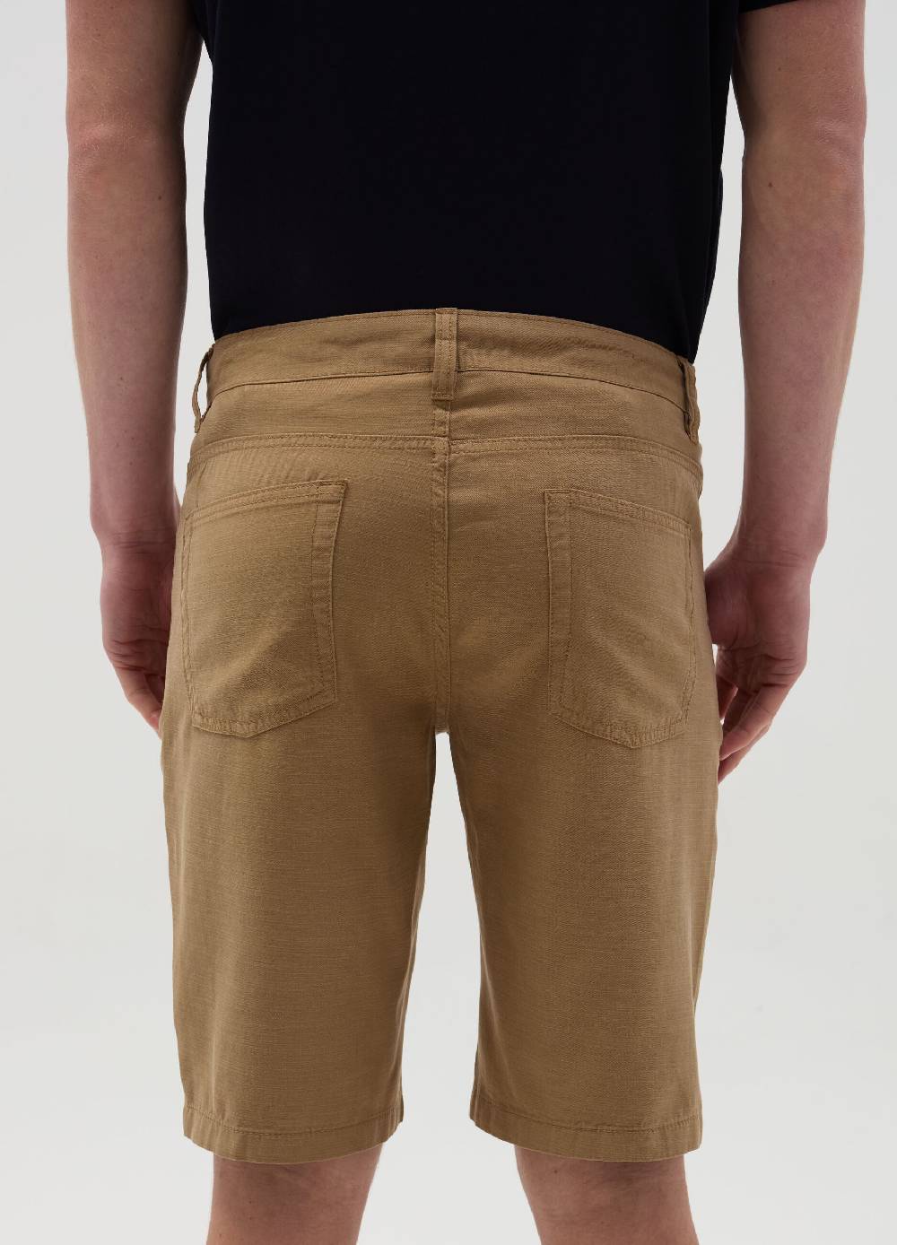 Ovs Bermuda Cinque Tasche In Cotone E Lino