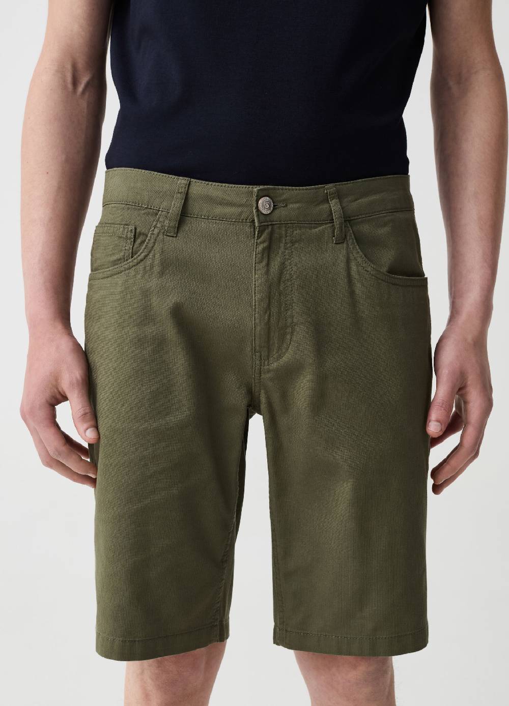 Ovs Bermuda Cinque Tasche In Twill Stretch