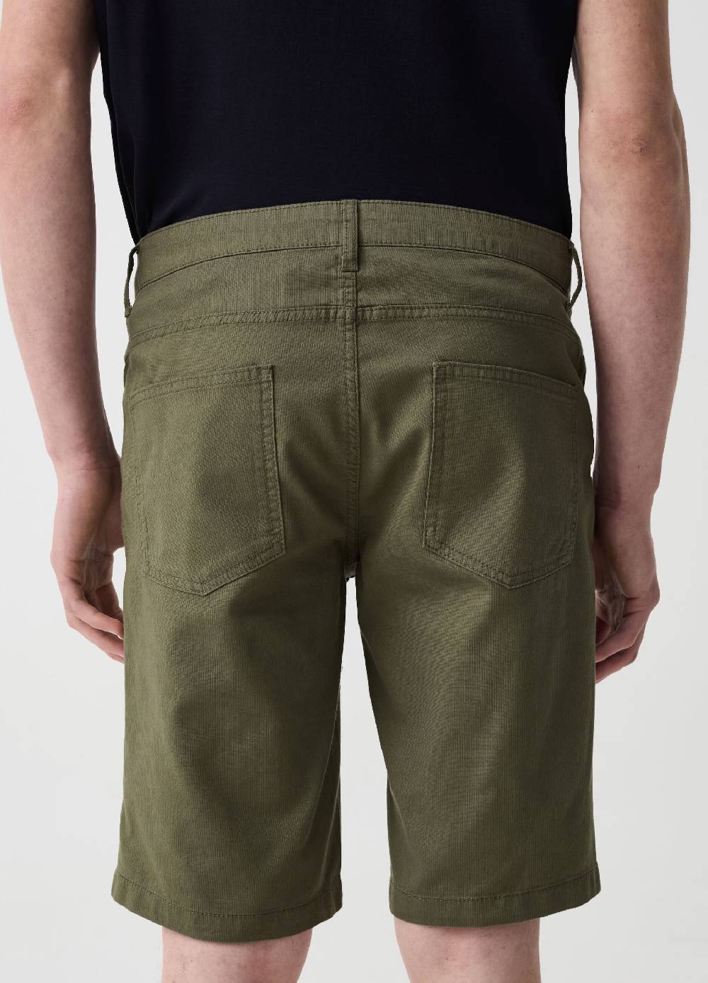 Ovs Bermuda Cinque Tasche In Twill Stretch