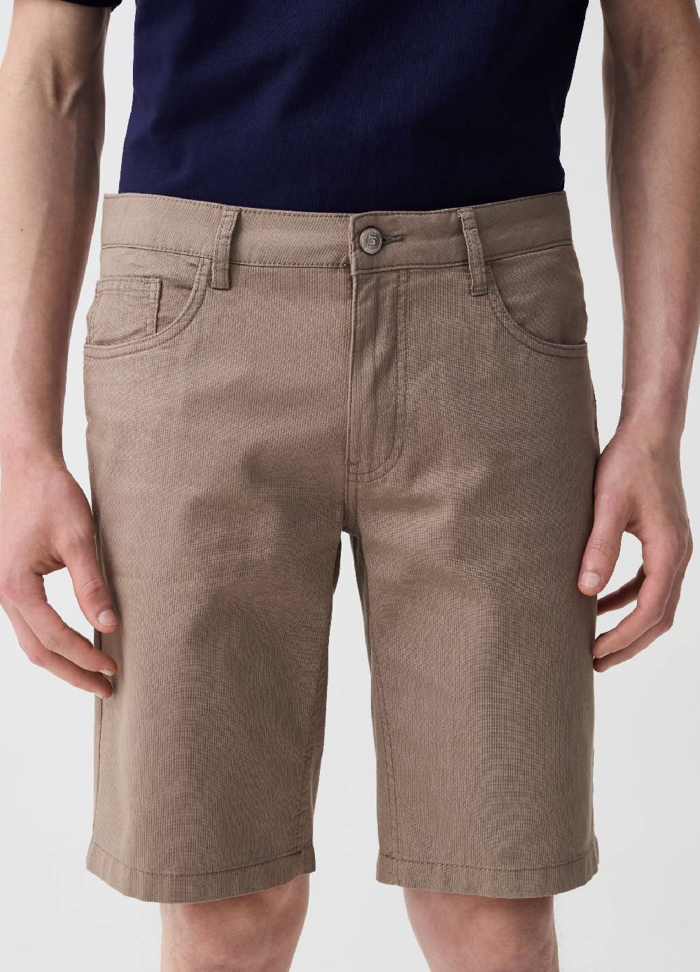 Ovs Bermuda Cinque Tasche In Twill Stretch