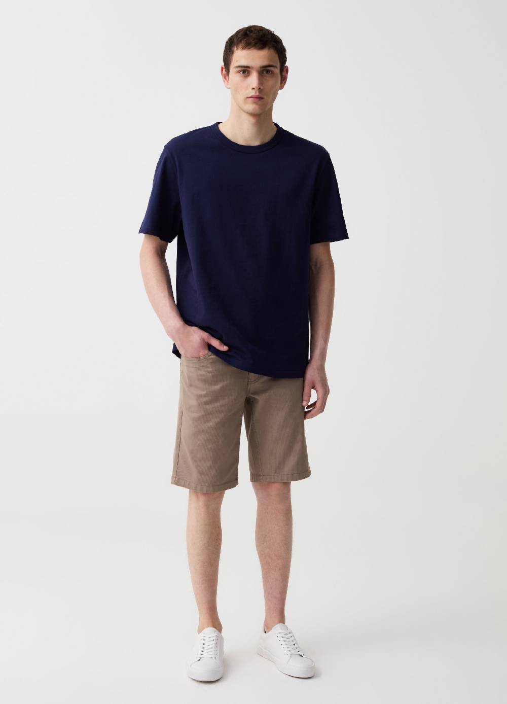 Ovs Bermuda cinque tasche in twill stretch