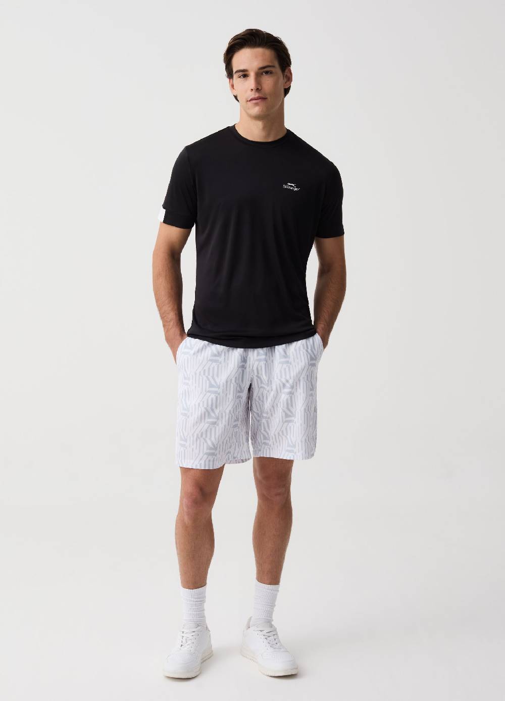 Ovs Bermuda da tennis quick dry fantasia Slazenger