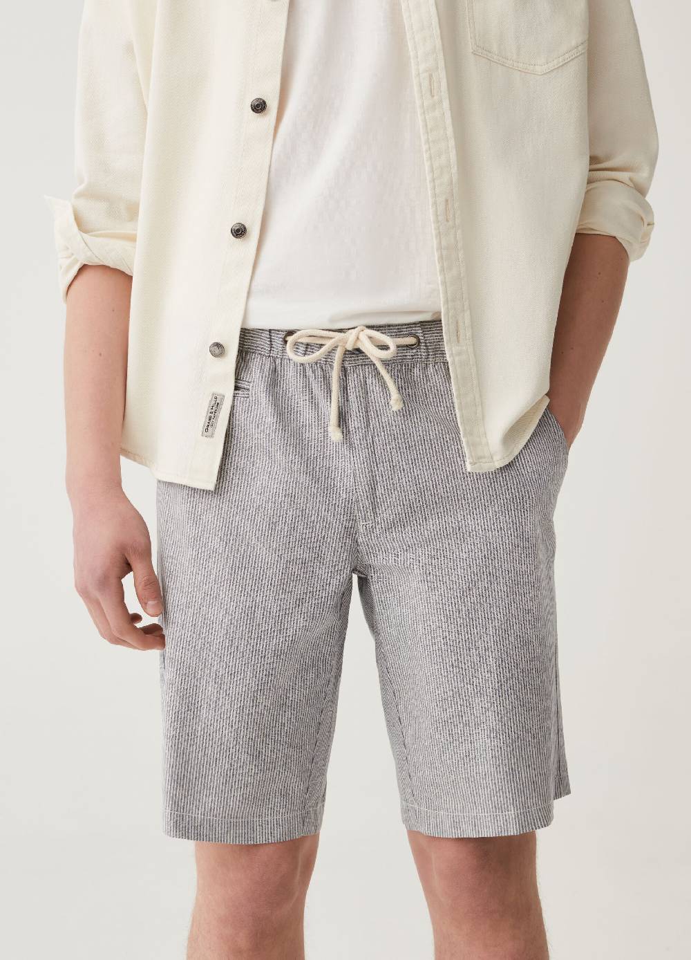 Ovs Bermuda Jogger A Righe Grand&Hills