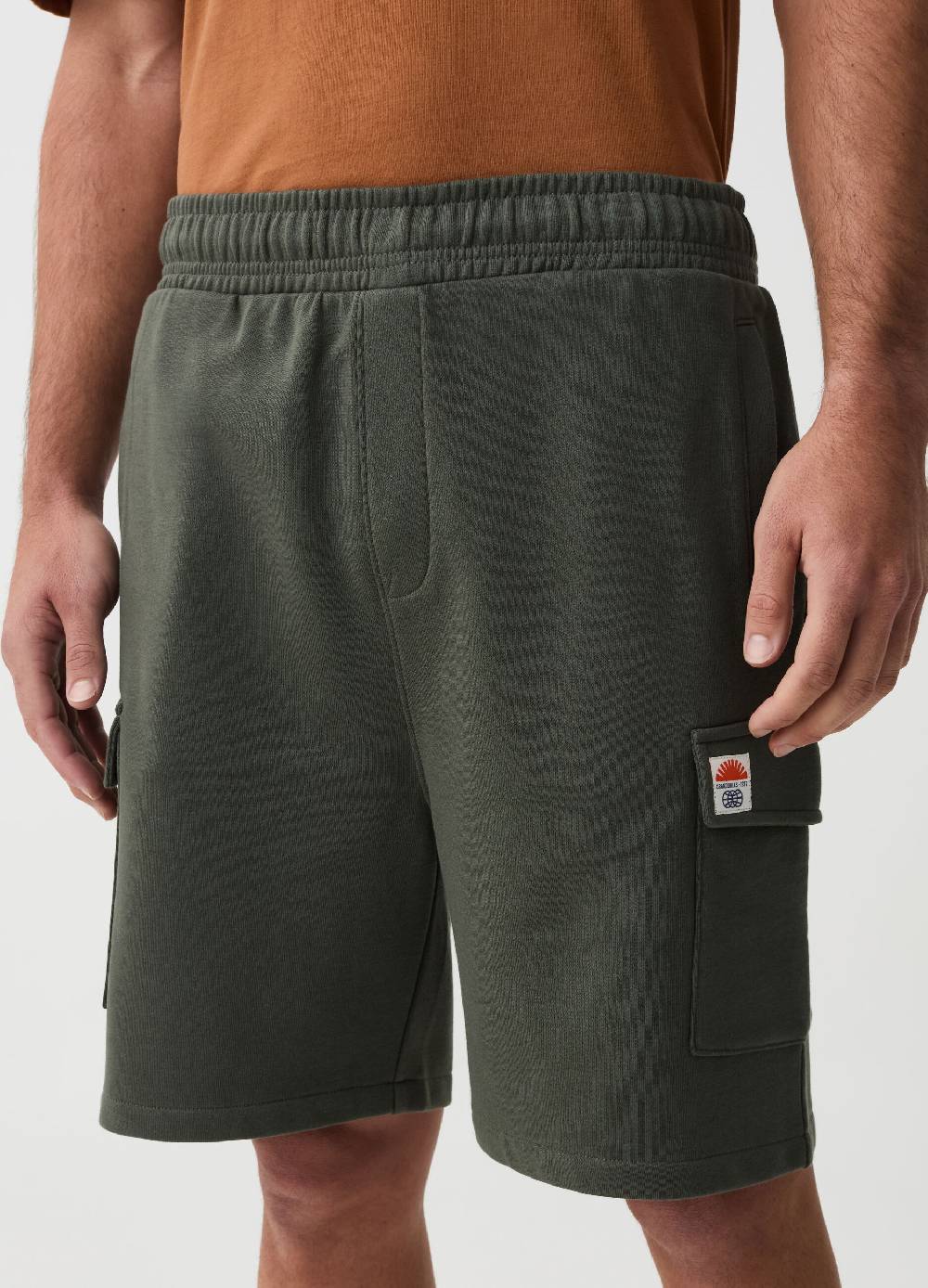 Ovs Bermuda Jogger Cargo In Felpa