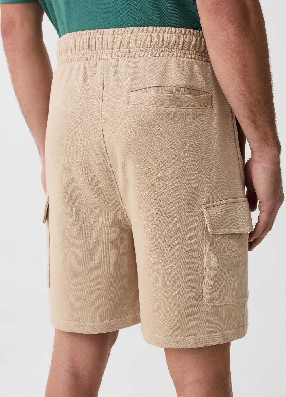 Ovs Bermuda Jogger Cargo In Felpa