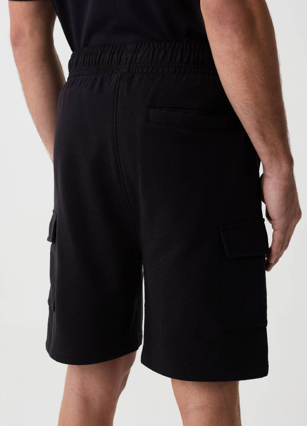 Ovs Bermuda Jogger Cargo In Felpa
