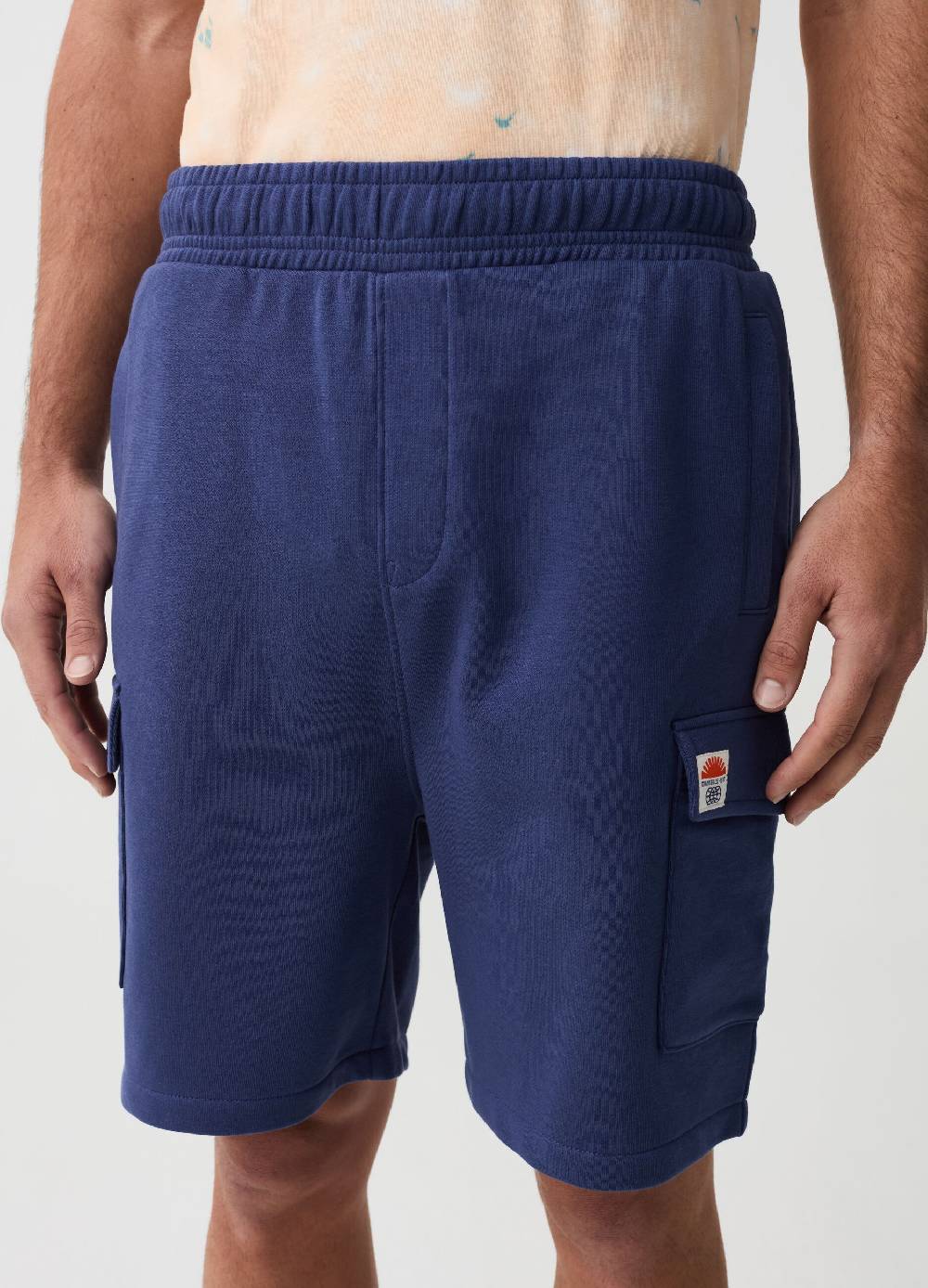 Ovs Bermuda Jogger Cargo In Felpa