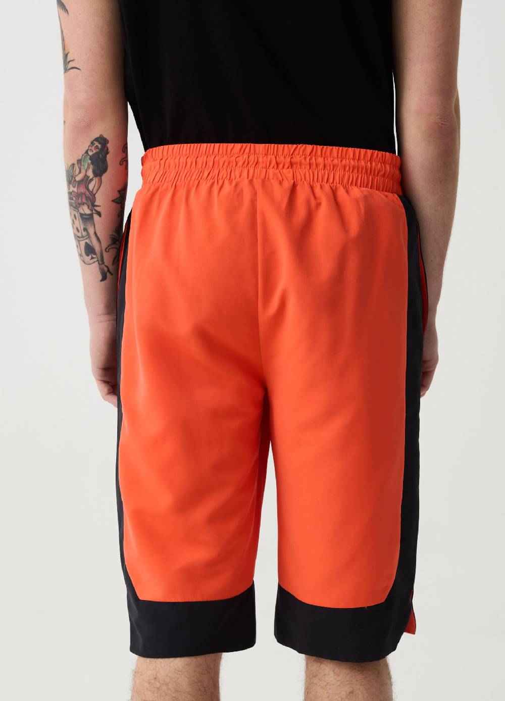 Ovs Bermuda Jogger Con Bande A Contrasto