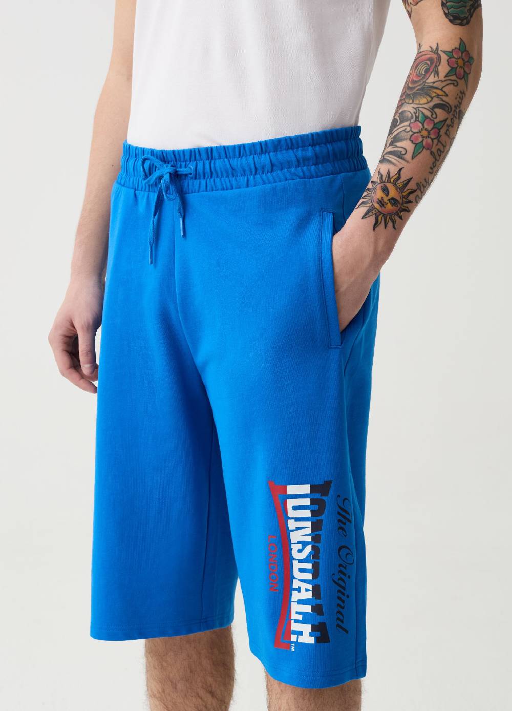 Ovs Bermuda Jogger Con Coulisse Stampa Logo