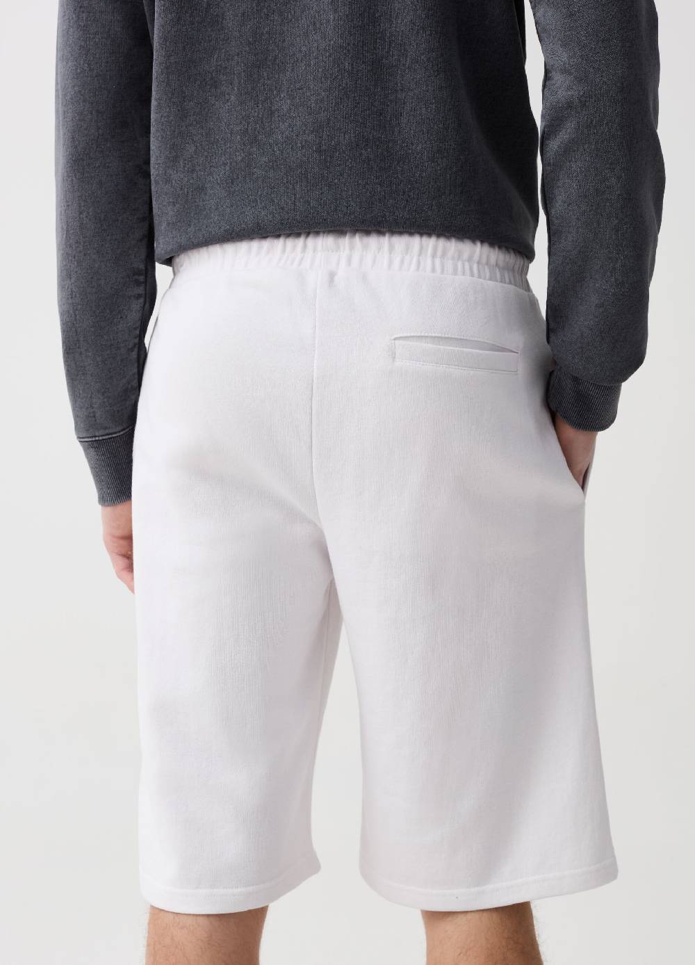 Ovs Bermuda Jogger Con Coulisse Stampa Logo