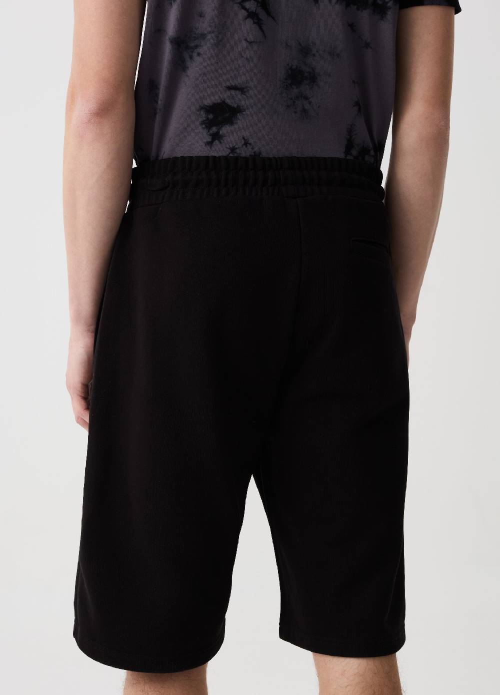 Ovs Bermuda Jogger Con Coulisse Stampa Logo