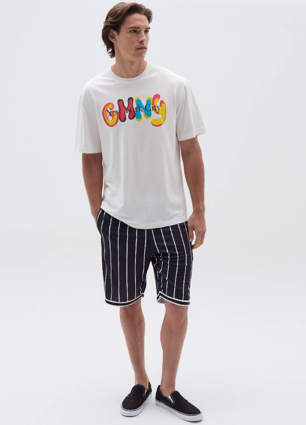Ovs Bermuda jogger con profili rigati