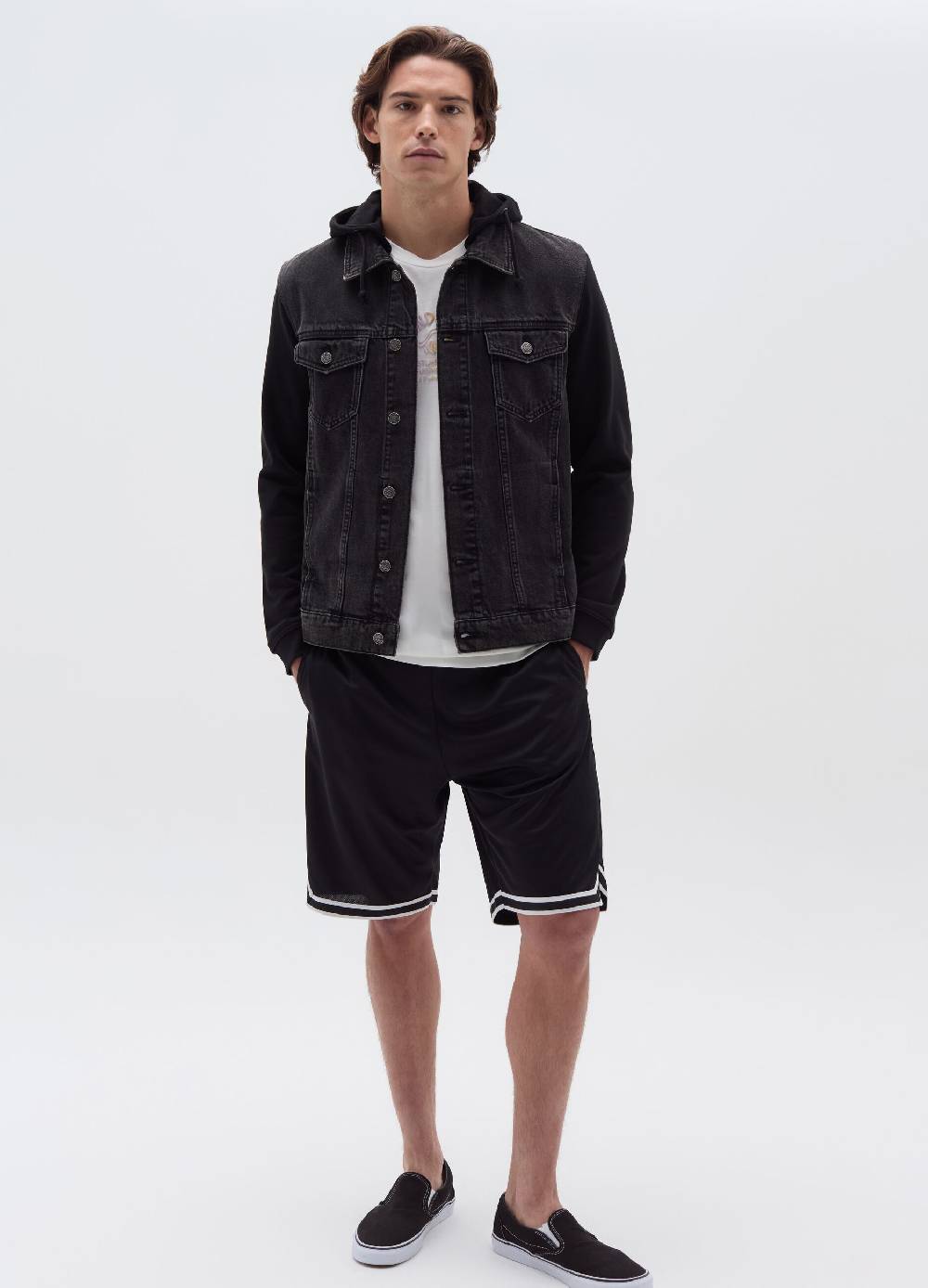 Ovs Bermuda jogger con profili rigati