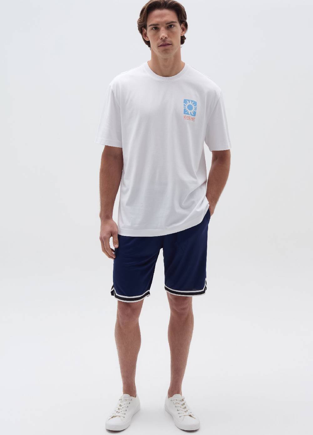 Ovs Bermuda jogger con profili rigati