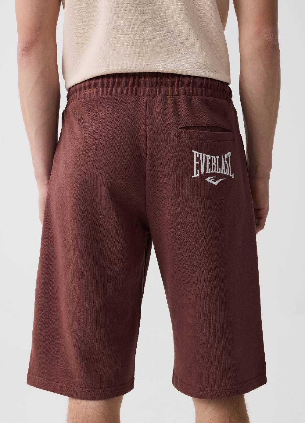 Ovs Bermuda Jogger Con Stampa E Ricamo Logo