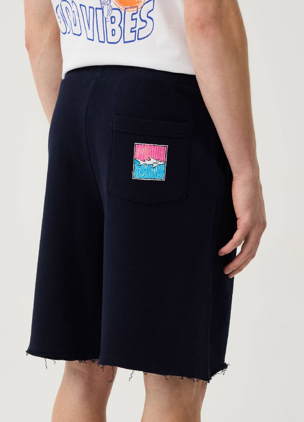 Ovs Bermuda Jogger Con Stampa Logo
