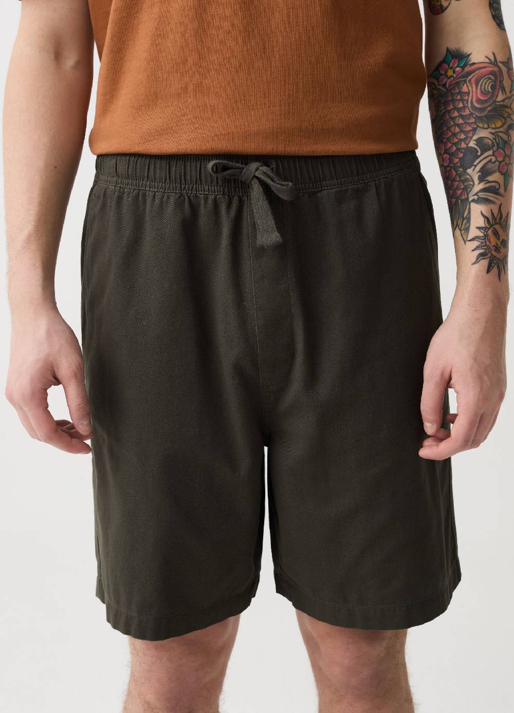 Ovs Bermuda Jogger In Cotone Con Coulisse
