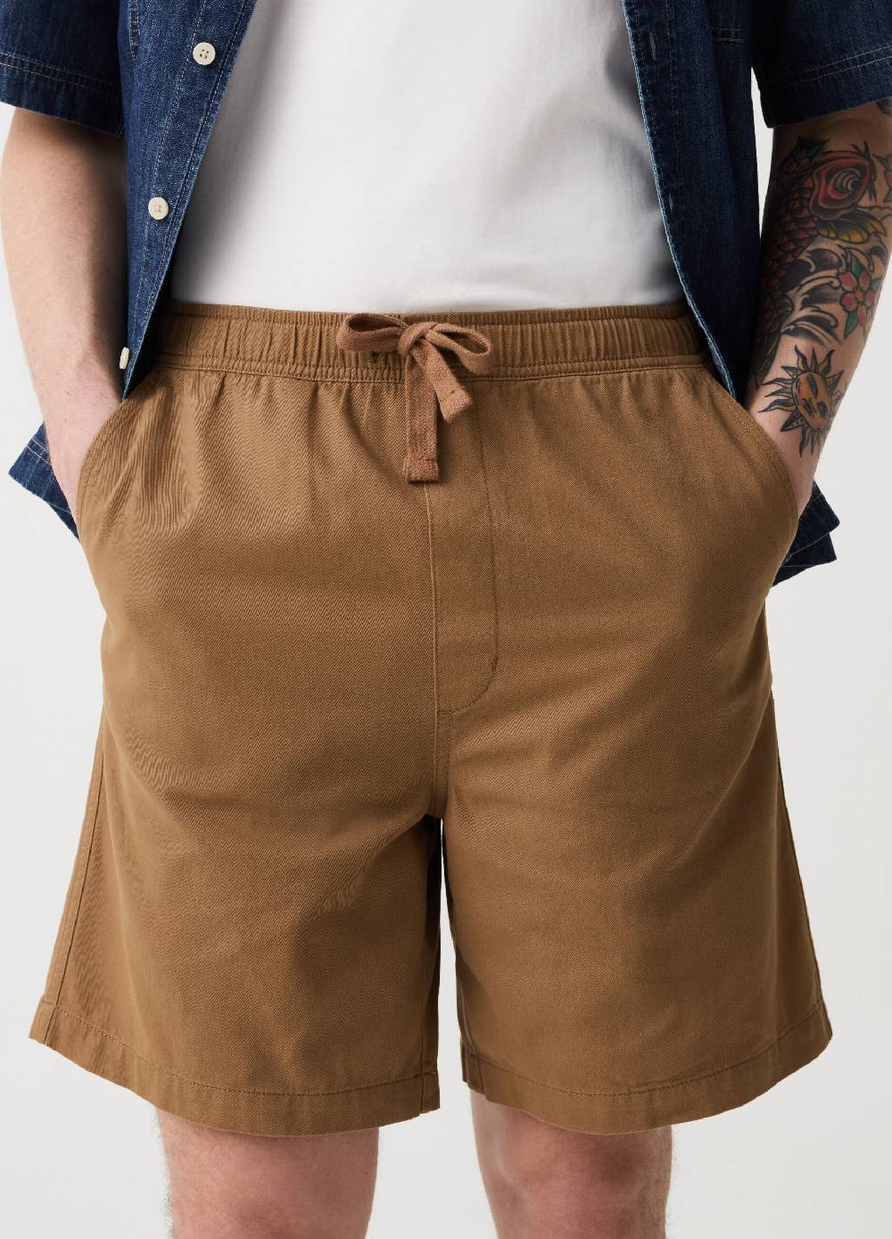 Ovs Bermuda Jogger In Cotone Con Coulisse