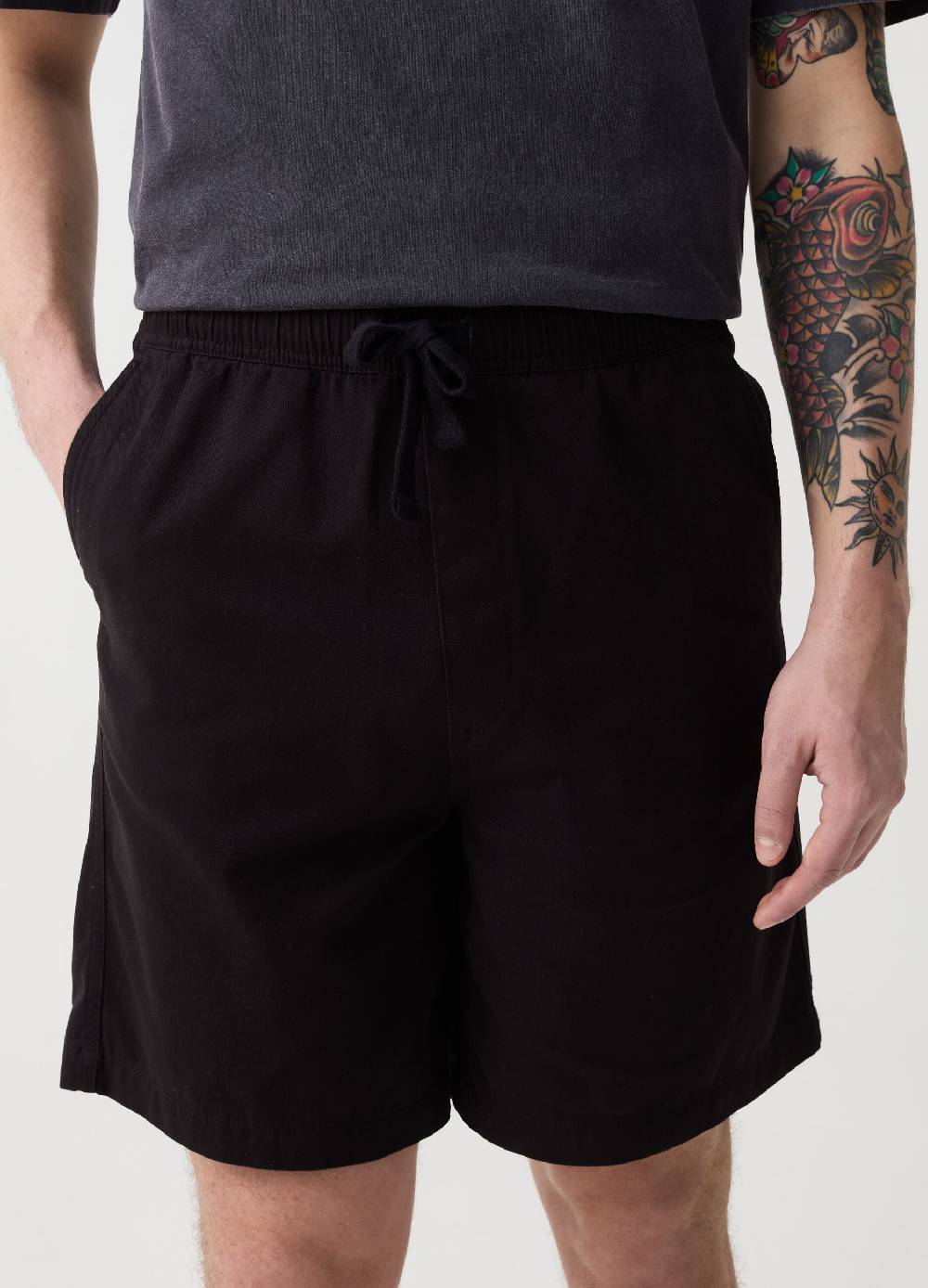 Ovs Bermuda Jogger In Cotone Con Coulisse