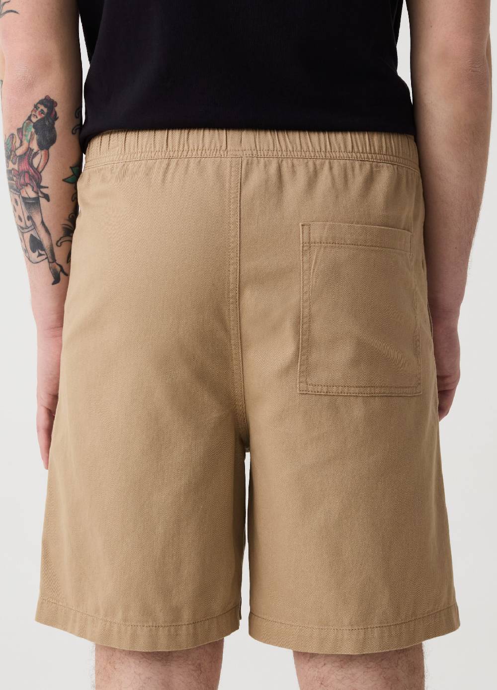 Ovs Bermuda Jogger In Cotone Con Coulisse