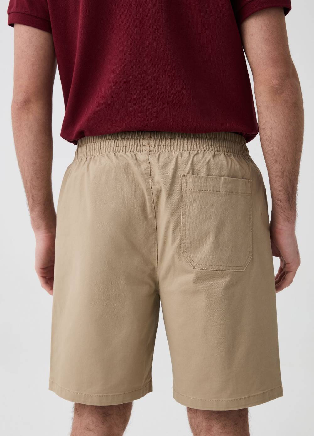 Ovs Bermuda Jogger In Cotone Stretch