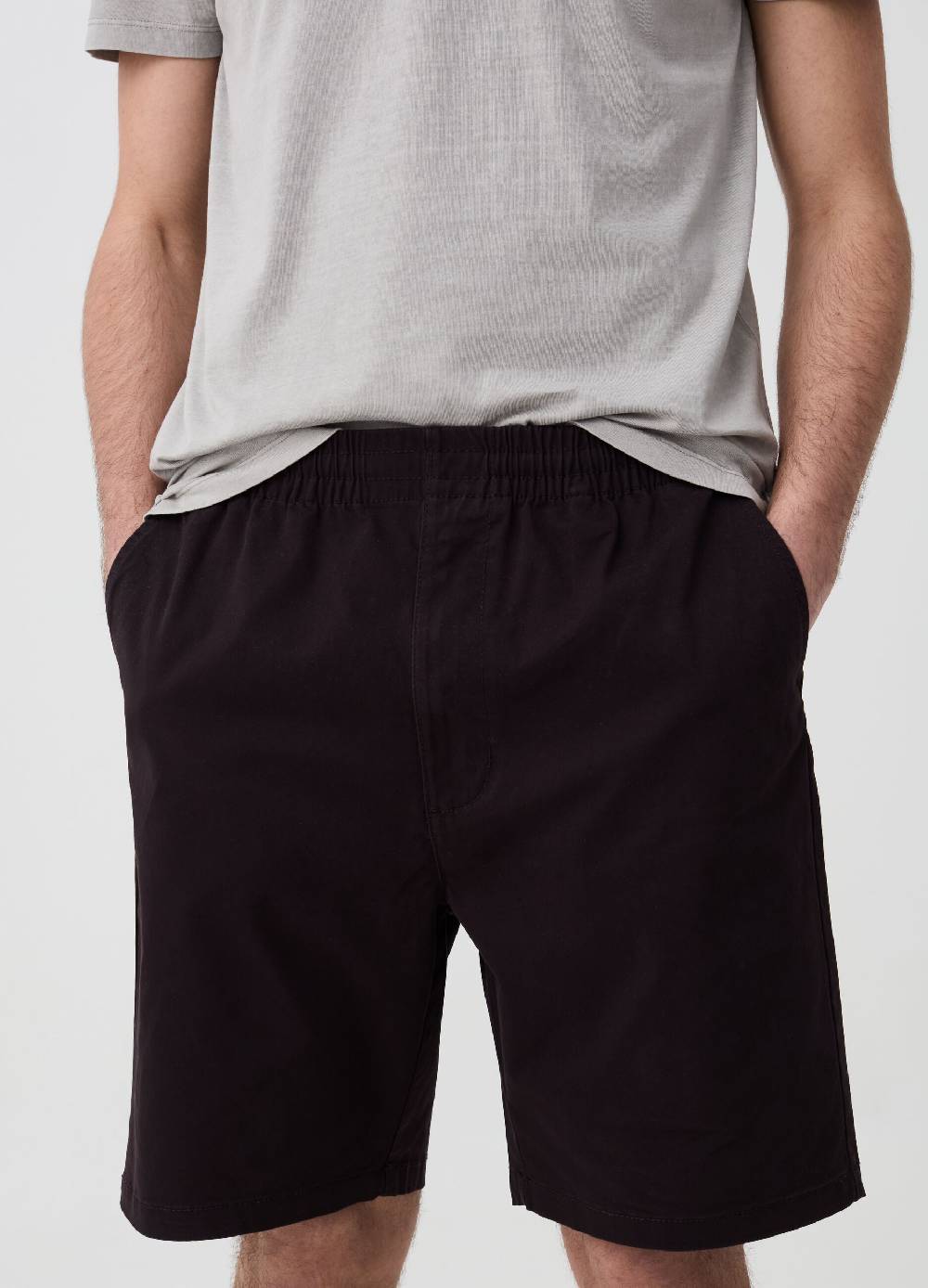 Ovs Bermuda Jogger In Cotone Stretch