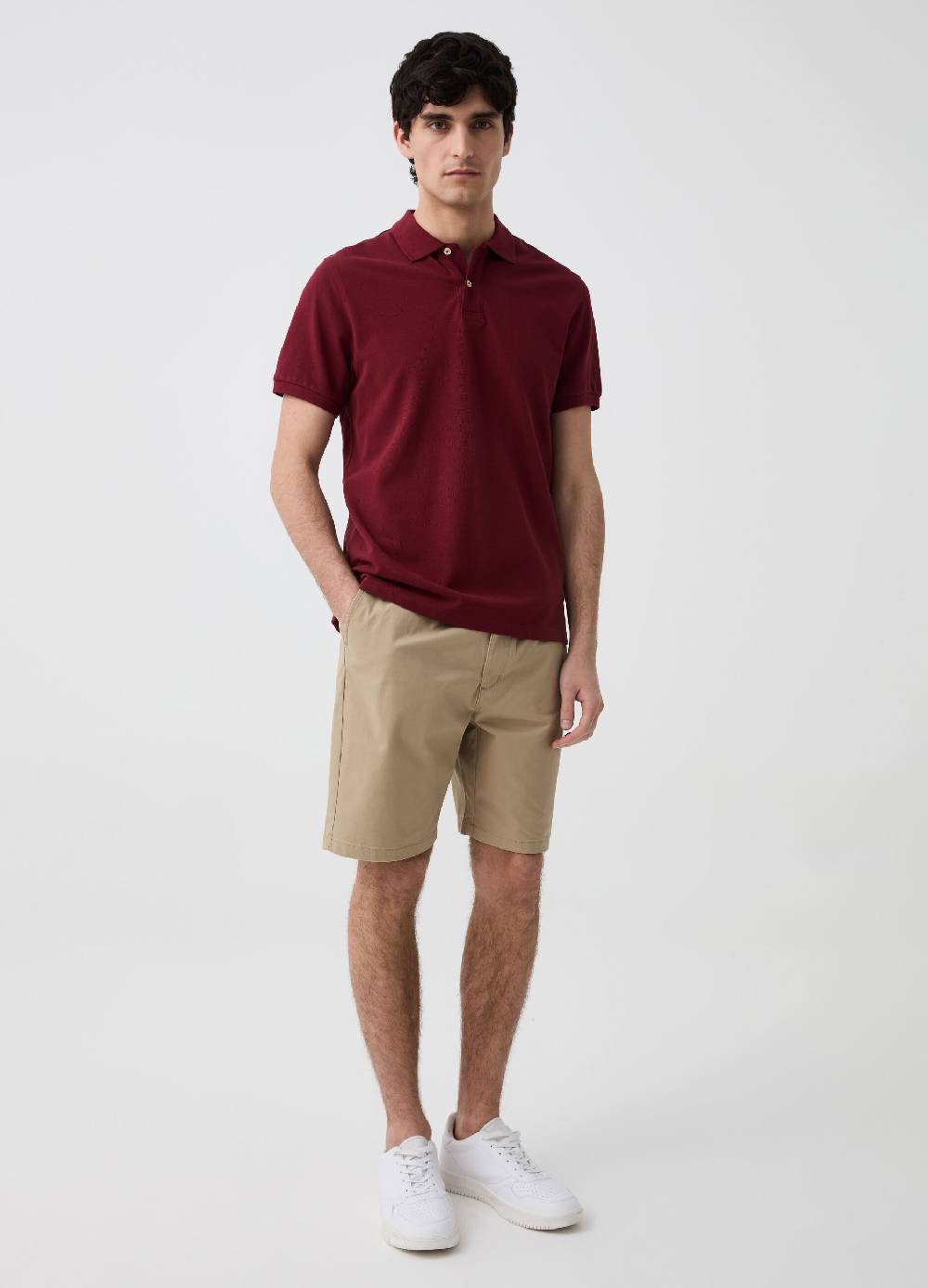 Ovs Bermuda jogger in cotone stretch