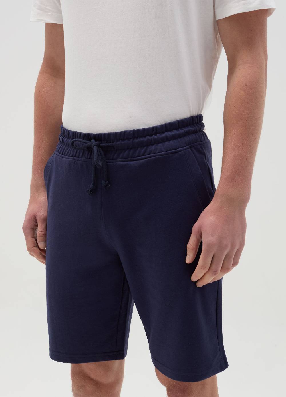 Ovs Bermuda Jogger In Felpa Con Coulisse