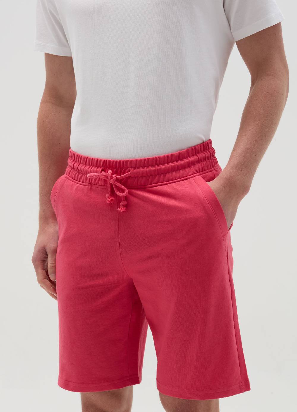 Ovs Bermuda Jogger In Felpa Con Coulisse