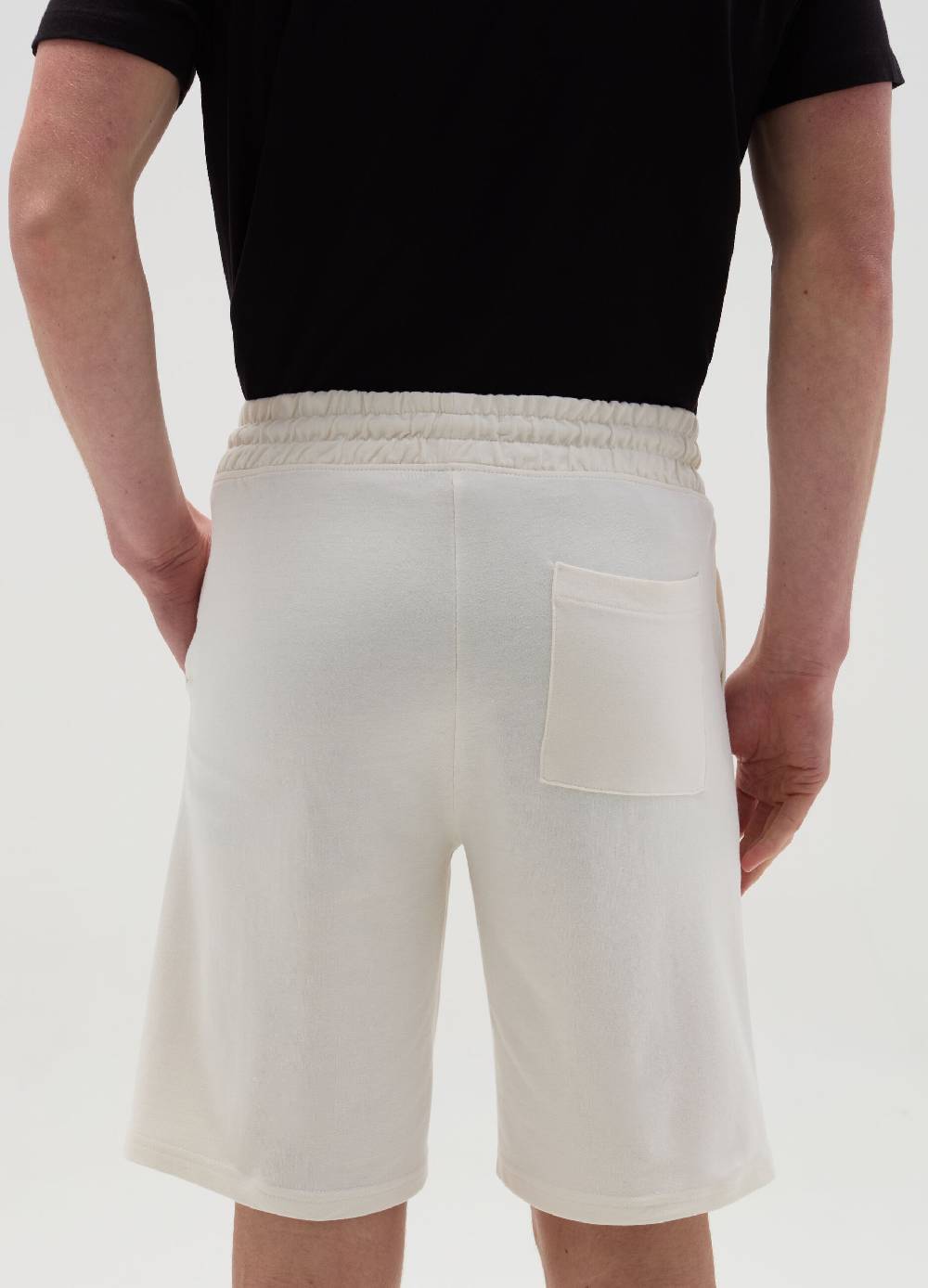 Ovs Bermuda Jogger In Felpa Con Coulisse