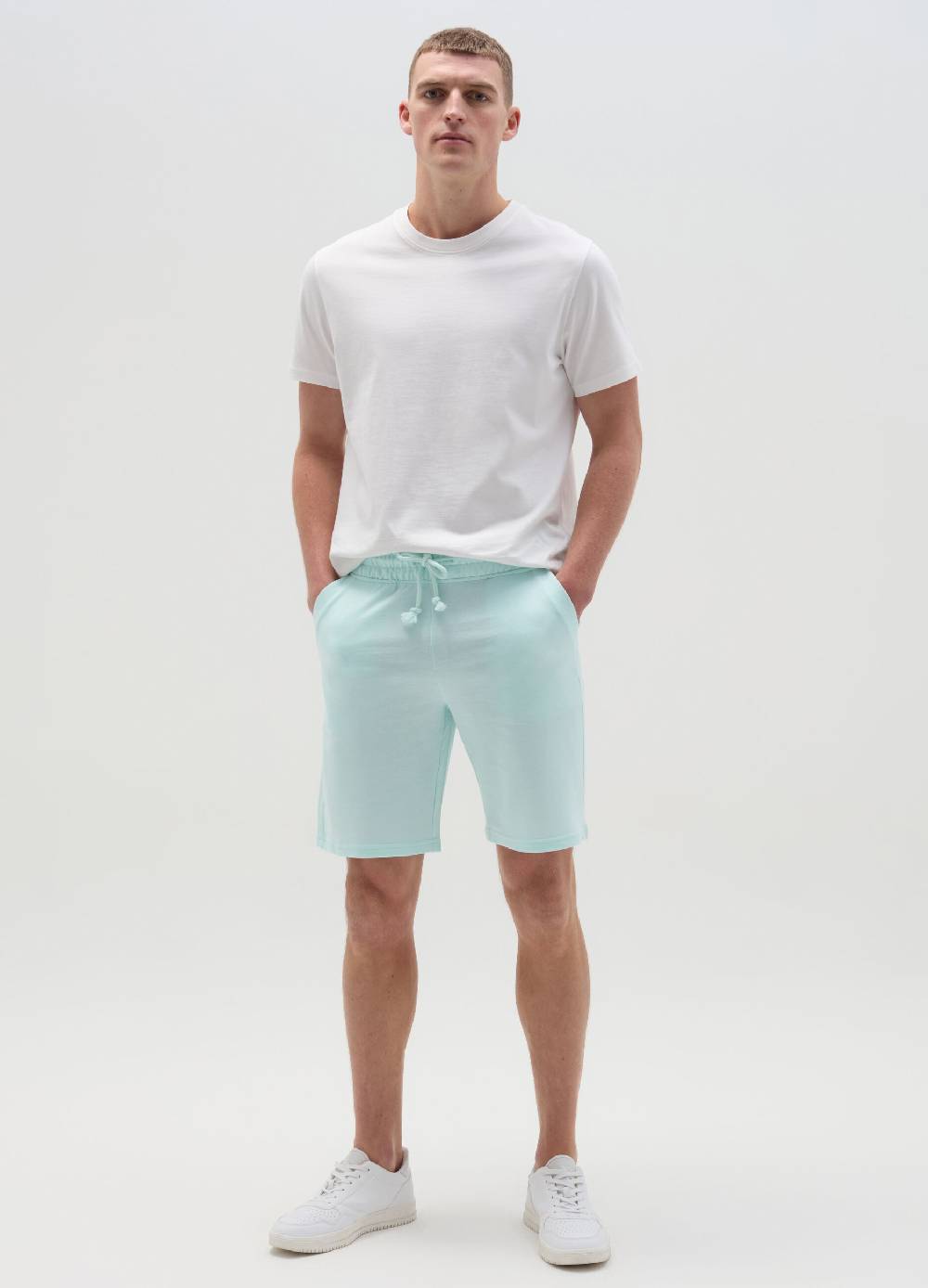 Ovs Bermuda jogger in felpa con coulisse