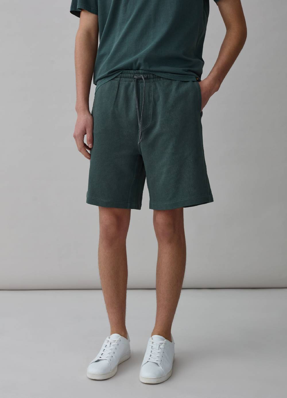 Ovs Bermuda Jogger In Felpa Con Coulisse