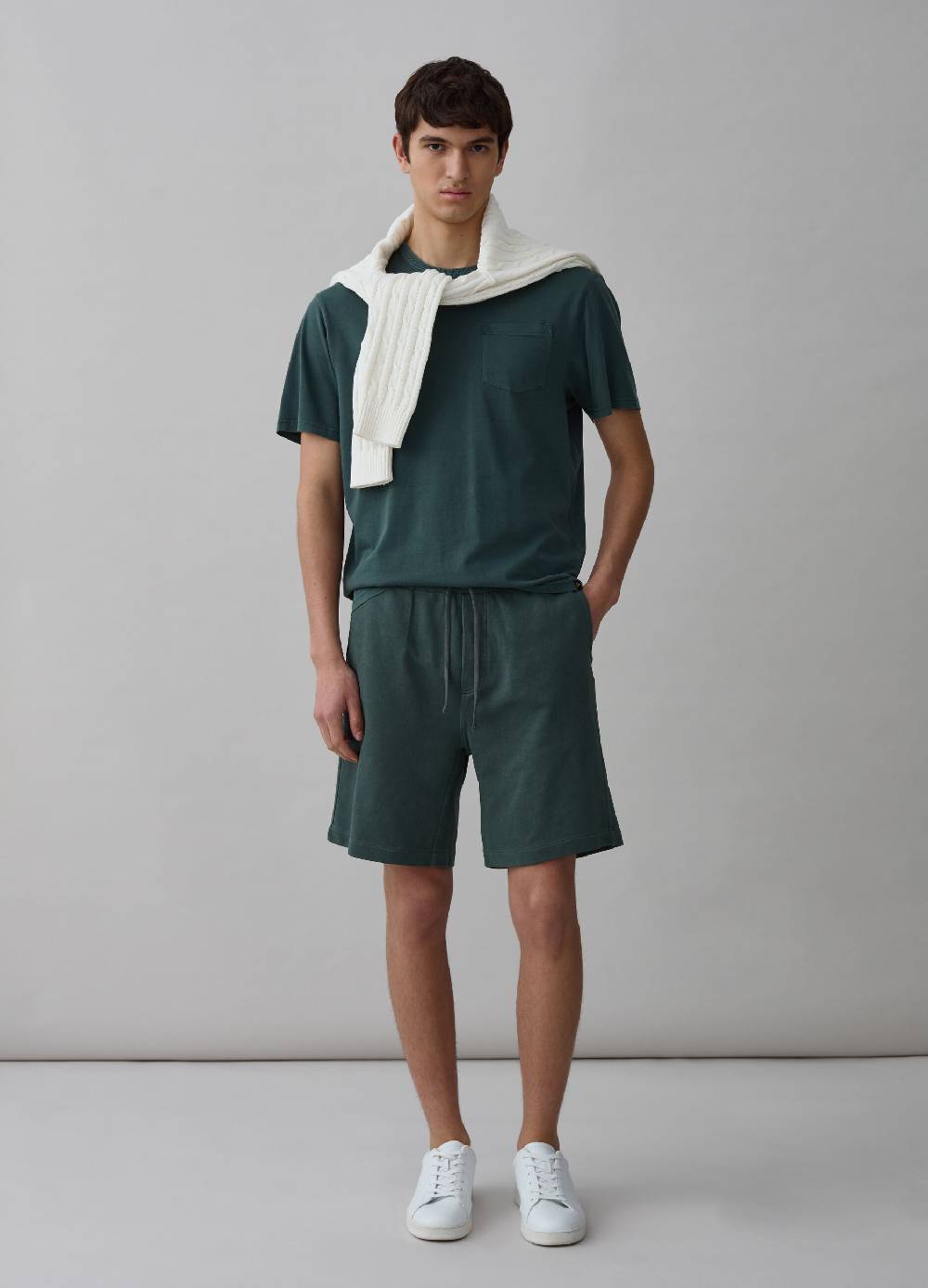 Ovs Bermuda jogger in felpa con coulisse