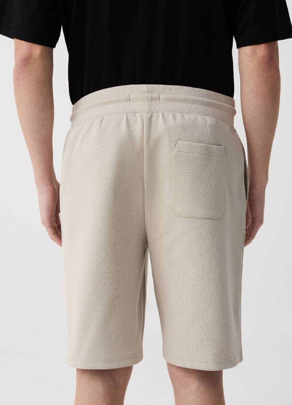 Ovs Bermuda Jogger In Felpa Con Coulisse