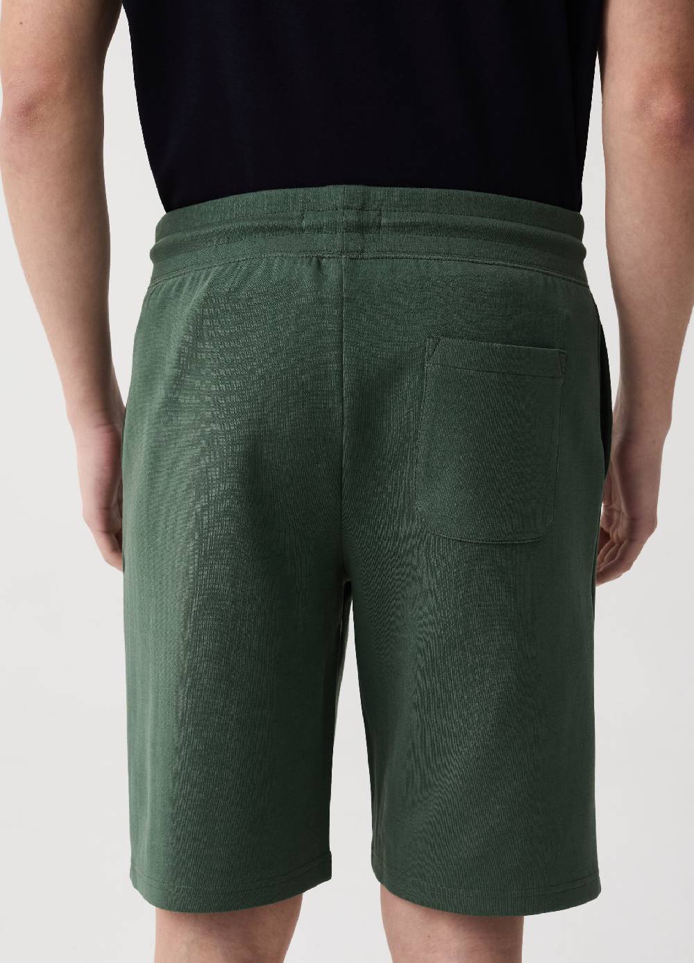 Ovs Bermuda Jogger In Felpa Con Coulisse