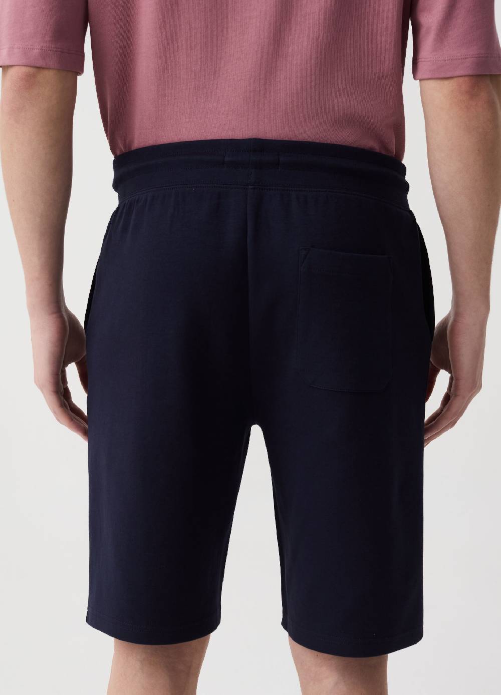 Ovs Bermuda Jogger In Felpa Con Coulisse