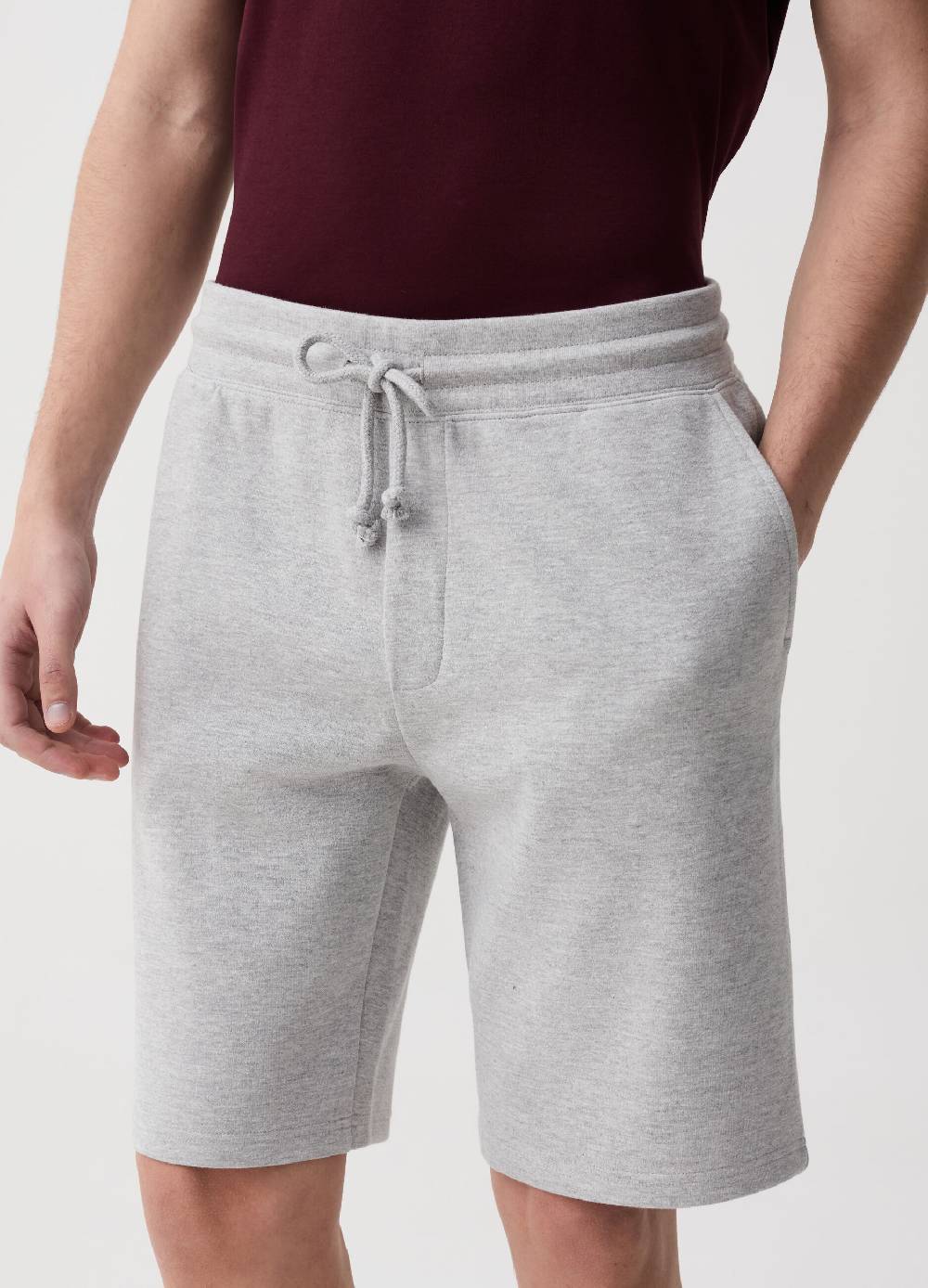 Ovs Bermuda Jogger In Felpa Con Coulisse