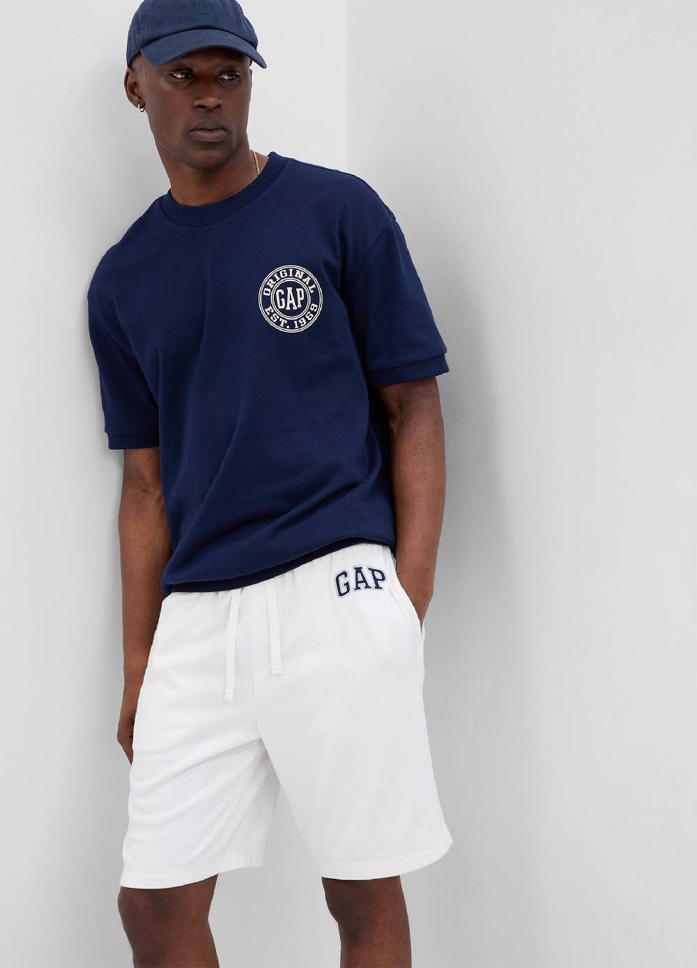 Ovs Bermuda Jogger In Felpa Con Ricamo Logo