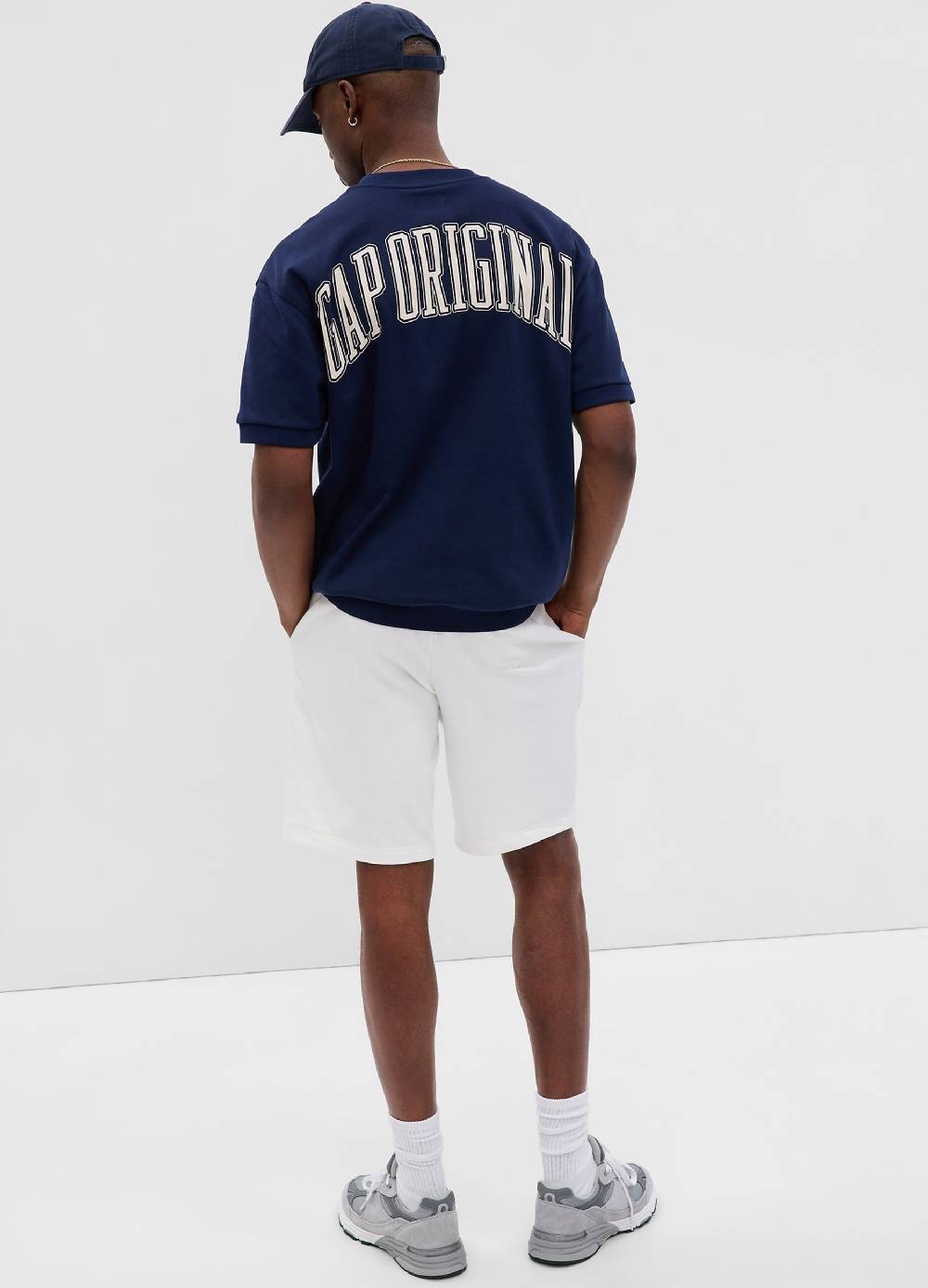 Ovs Bermuda Jogger In Felpa Con Ricamo Logo