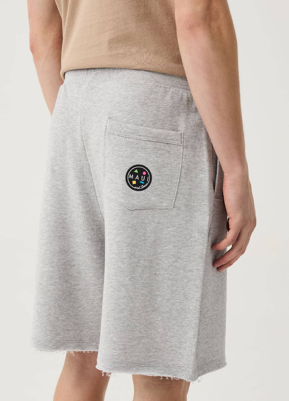Ovs Bermuda Jogger In Felpa Con Stampa