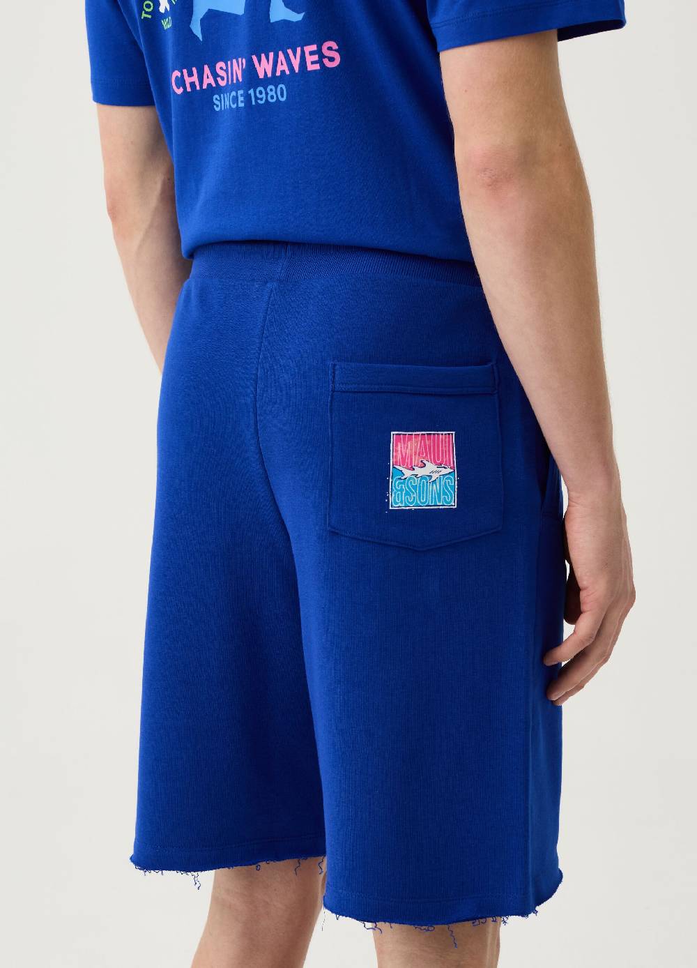 Ovs Bermuda Jogger In Felpa Con Stampa