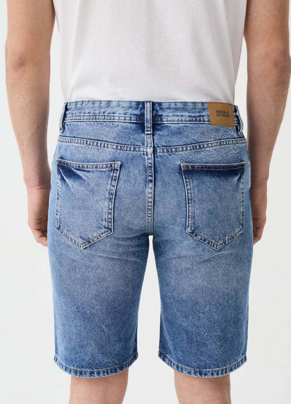 Ovs Bermuda Regular Fit In Denim