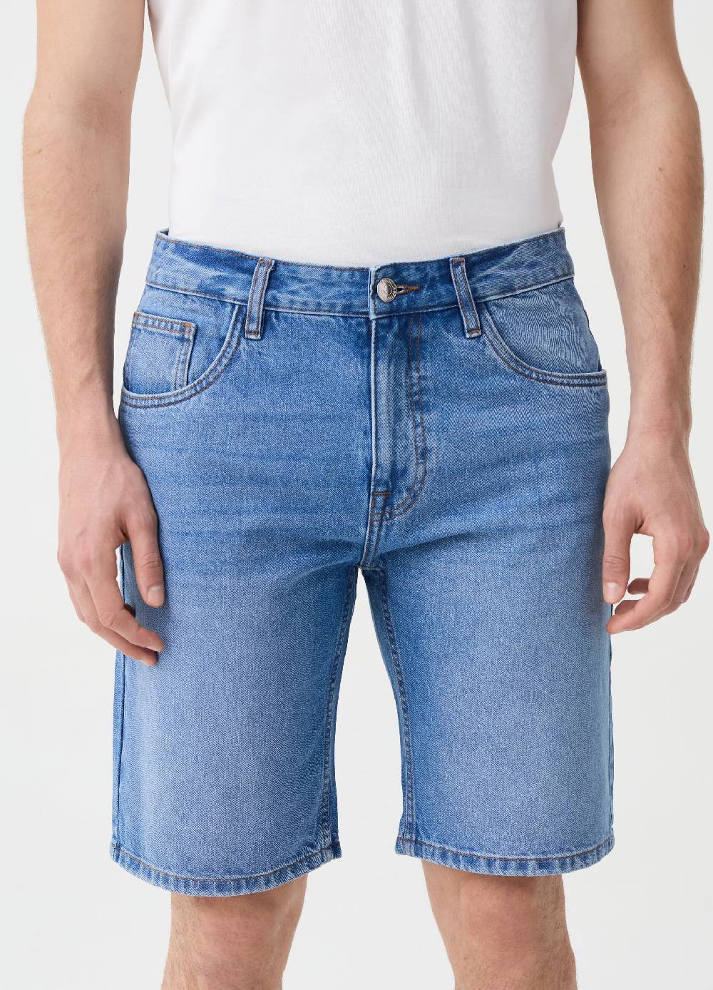 Ovs Bermuda Regular Fit In Denim