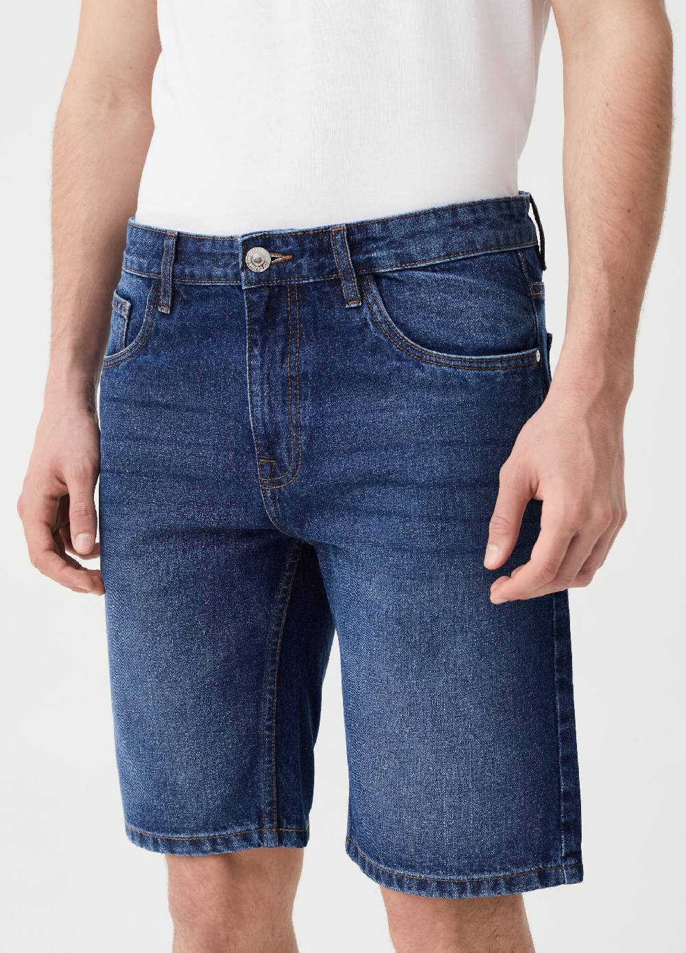 Ovs Bermuda Regular Fit In Denim