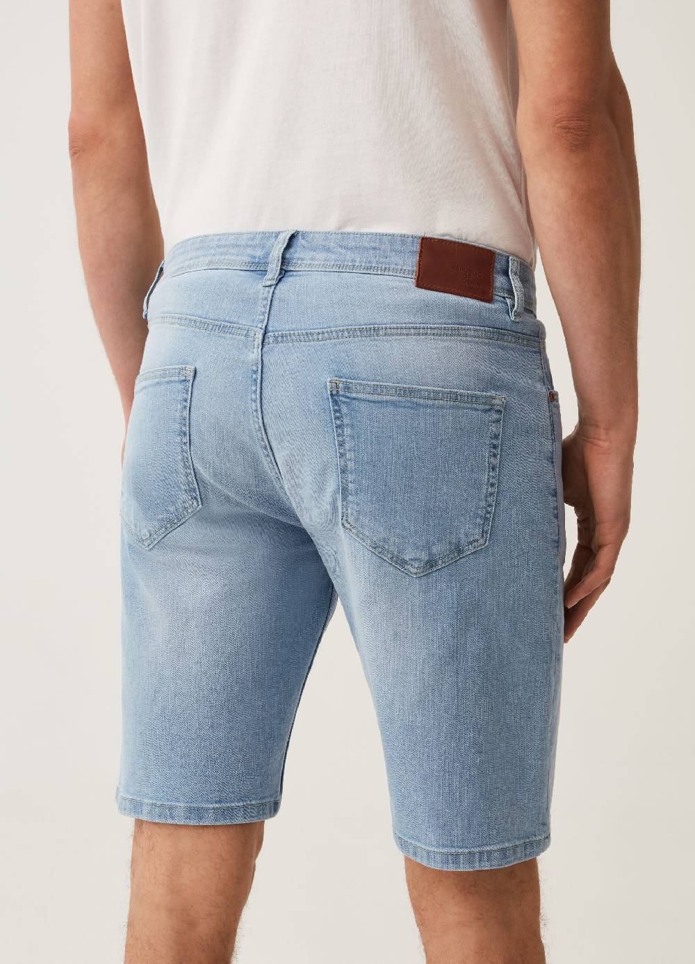 Ovs Bermuda Regular Fit In Denim Stretch