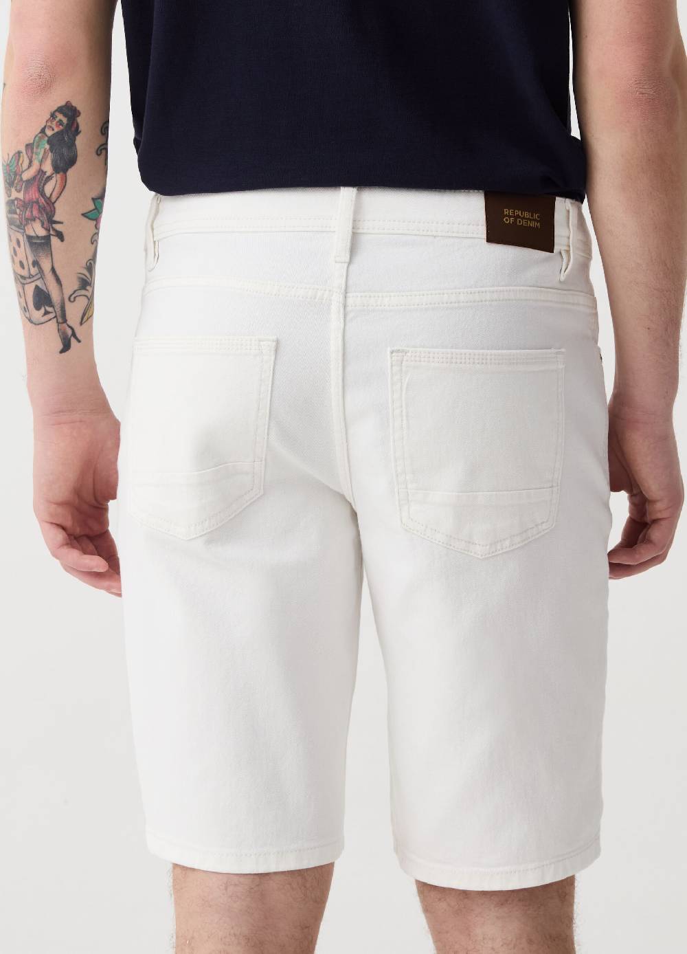 Ovs Bermuda Regular Fit In Denim Tinta Unita