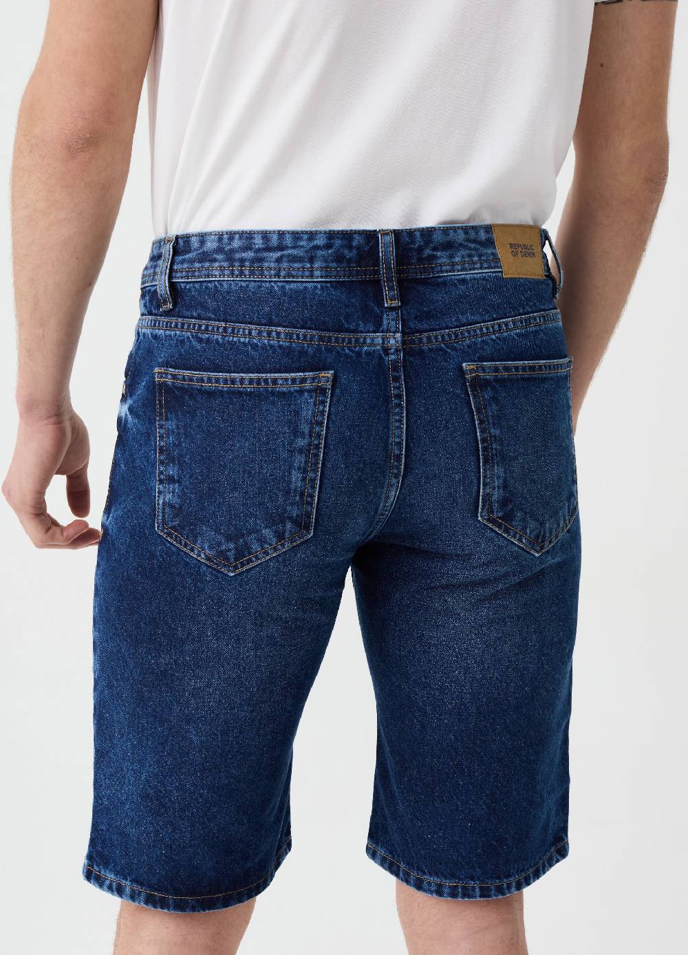 Ovs Bermuda Slim Fit In Denim